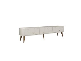 TV laud Lyon 44 - Cream, Walnut
