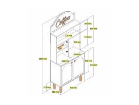Kohvilaud Bohem 859 - Cream