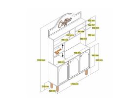 Kohvilaud Bohem 861 - Cream