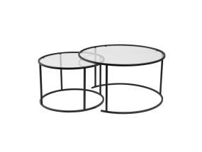 Kohvilaud Aurum - 80, 60 - Black, Transparent