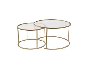 Kohvilaud Aurum - 80, 60 - Gold, Transparent