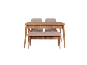 Mööblikomplekt toolid Vina 0900 - Walnut Stone