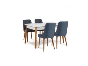 Mööblikomplekt toolid Costa White Atlantice-Navy Blue