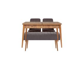 Mööblikomplekt toolid Vina 0701 - 3 - Anthracite, Atlantic