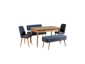 Mööblikomplekt toolid Vina 1048 - 4 - Atlantic, Dark Blue