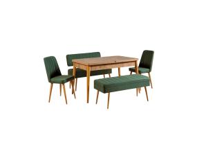 Mööblikomplekt toolid Vina 1070 - 4 - Atlantic, Green