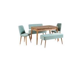 Mööblikomplekt toolid Vina 0701 - 4 - Atlantic, Green