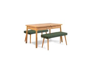 Mööblikomplekt lauad Santiago 1070 - Atlantic Pine, Green