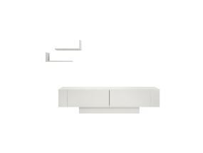 TV laud Matera - White, White