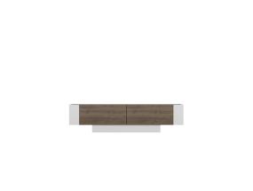 TV laud Matera - Walnut, White