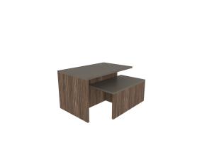 Mööblikomplekt lauad Twins - Taupe, Oak