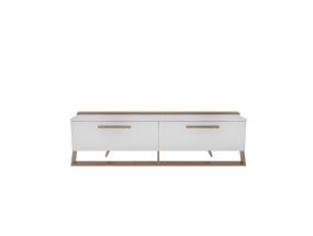 TV laud Astrid - White, Walnut