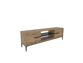 TV laud Eslem - Oak, Black