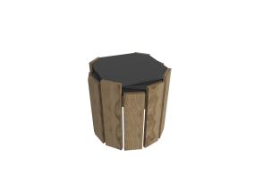 Kohvilaud Lori - Anthracite, Walnut