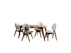 Mööblikomplekt toolid Touch Wooden - Cream