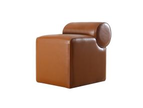 Rohin Deri Puf - Brown