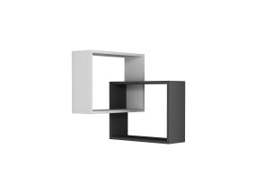 Ring - White, Anthracite