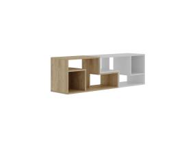 TV laud Glis - Sapphire Oak, White