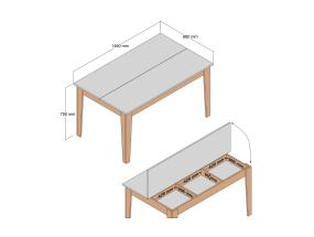 Laud Milan 896 - White, Oak