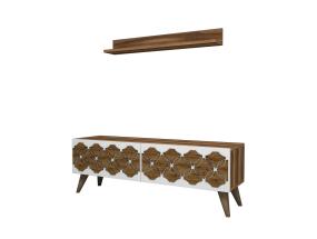 TV laud Nisan - Walnut