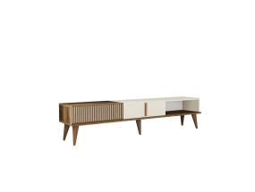 TV laud Milan Alt - Walnut, Cream