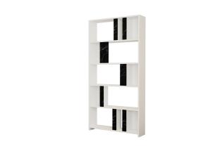 Lima - White, Black Marble