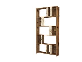 Lima - Walnut, White Marble