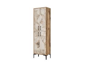 Berlin A - Walnut, White Marble