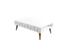 Kohvilaud Lyon 34 - White, Walnut