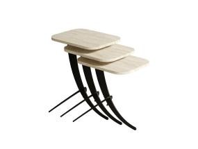 Mööblikomplekt lauad Pion 3 - Travertine