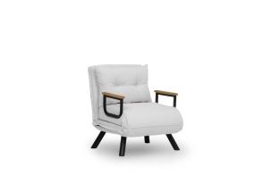 Diivan Sando Single - Teddy Fabric - White