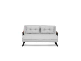Diivan Sando 2-Seater - Teddy Fabric - Grey
