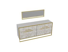 Polka Aynali - White