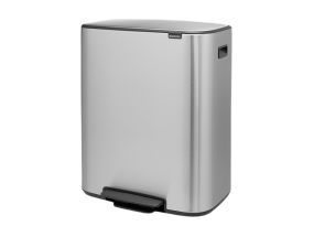 Trash can 60L with pedal BRABANTIA Bo stainless