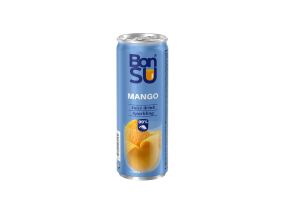 BONSU Mango juice drink 330ml (carbonated, can)