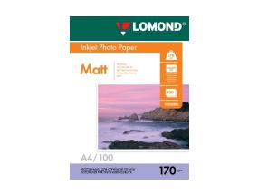 Lomond Photo Inkjet Paper Matte 170 g/m2 A4, 100 sheets, double sided