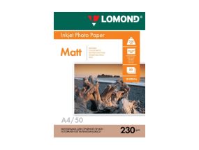 Lomond Photo Inkjet Paper Matte 230 g/m2 A4, 50 sheets