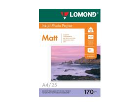Lomond Photo Inkjet Paper Matte 170 g/m2 A4, 25 sheets, double sided