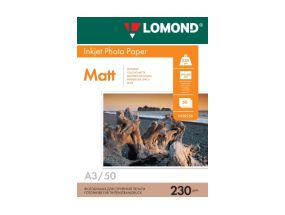 Lomond Photo Inkjet Paper Matte 230 g/m2 A3, 50 sheets