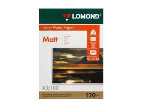 Lomond Photo Inkjet Paper Matte 120 g/m2 A3, 100 sheets