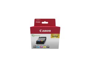 Canon PGI-570PGBK/CLI-571 (0372C006) Ink Cartridge Multipack, PGBK/C/M/Y/BK