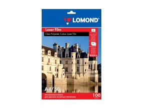 Lomond PET Film for b/w &amp; color laser printers Clear A4, 50 sheets