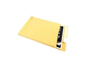 Envelope with stripe, B4, spatial, 250x353x40 mm, 130 g, Browns 1 pcs.