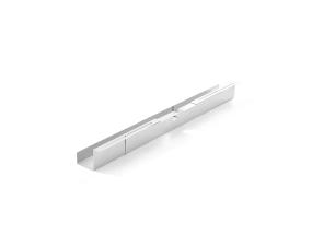 Cable management tray, adjustable 920-1500x120x115mm, White