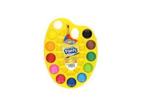 Colorino Kids Water colours palette 12 colours