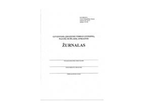 Gyventojo, įsigijusio verslo liudijimą, pajamų ir išlaidų apskaitos žurnalas, A5 (36)  0720-065
