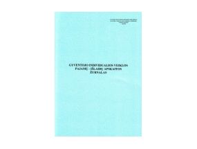 Gyventojų individualios veiklos pajamų-išlaidų apskaitos žurnalas, A4 (24)  0720-064