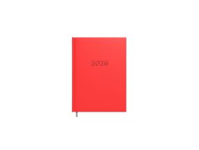 Planning notebook calendar 2026 A5 red