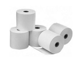 Cash Register Thermal Paper Roll Tape, W: 28mm, L: 40m, bushings 12mm, diameter60mm, 10pcs./pack.