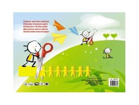 Paper SMLT color, A4, 80 g, double-sided, glued, 8 sheets